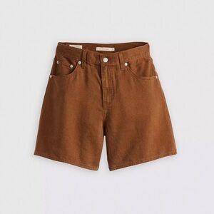 LEVI’S HIGH RISE LINEN BLEND LIGHTWEIGHT SHORTS